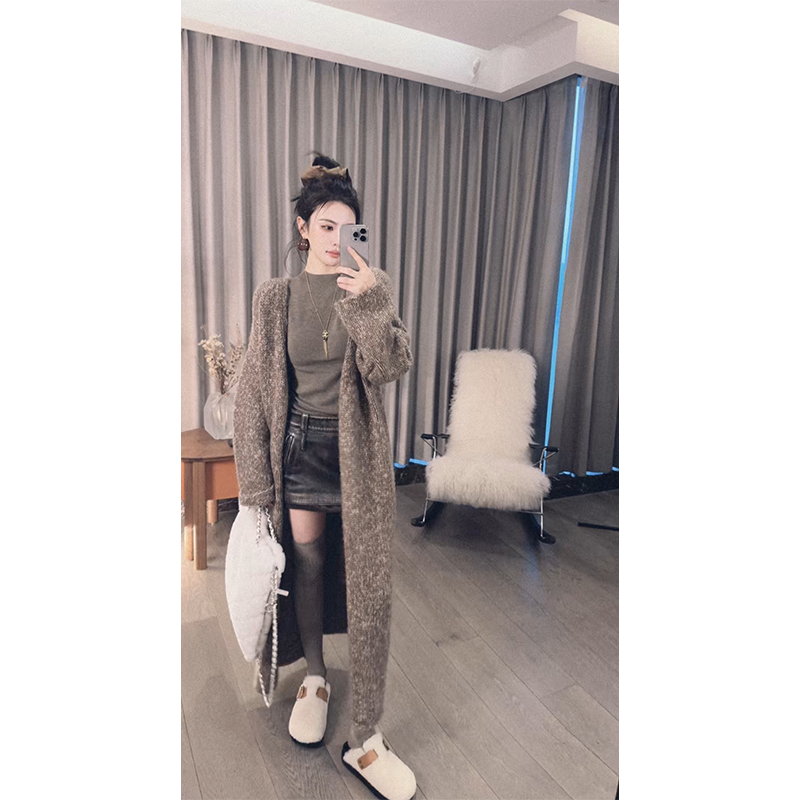 ASMANNA/Athflow颗粒进口澳毛牛皮内里勃肯毛毛拖鞋A2308ANX194