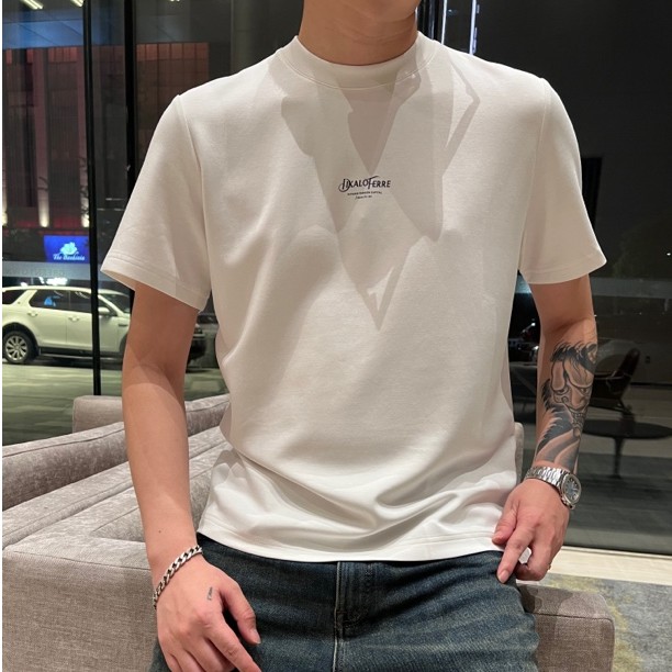 DIKALO FERRE/迪卡里奥 费雷DT01男士秋款韩版休闲时尚圆领短袖