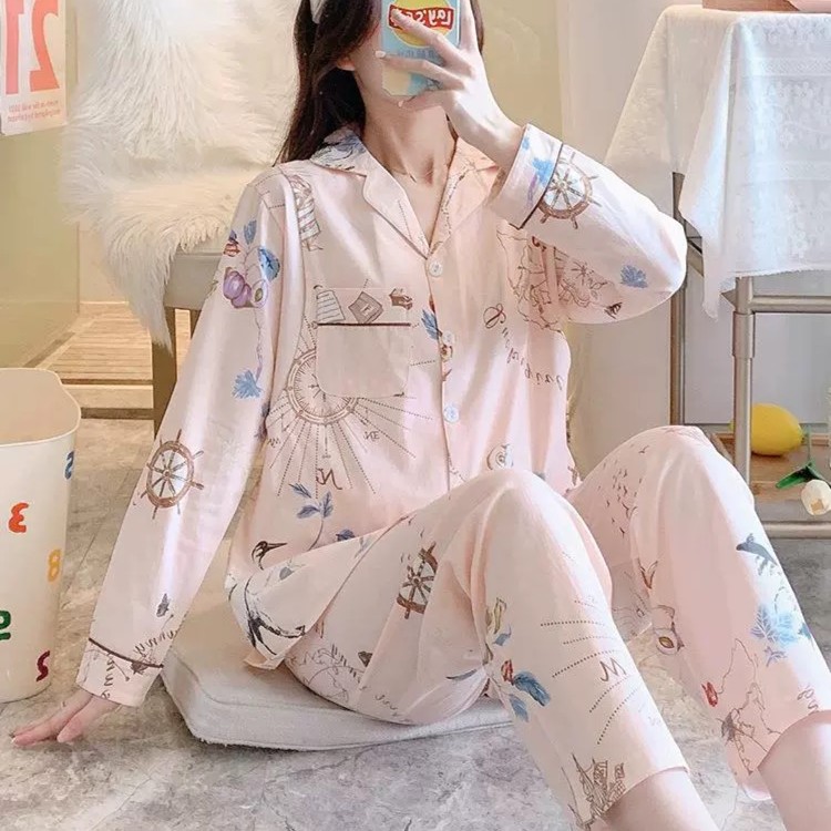 3-11月孕妇哺乳衣月子服产后纯棉大码产妇喂奶两件套家居服睡衣