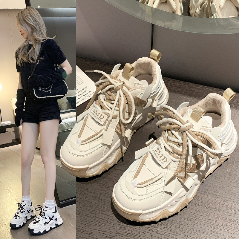 品牌清仓冬季回力休闲23新款老爹鞋女厚底显脚小情侣鞋学生运动鞋