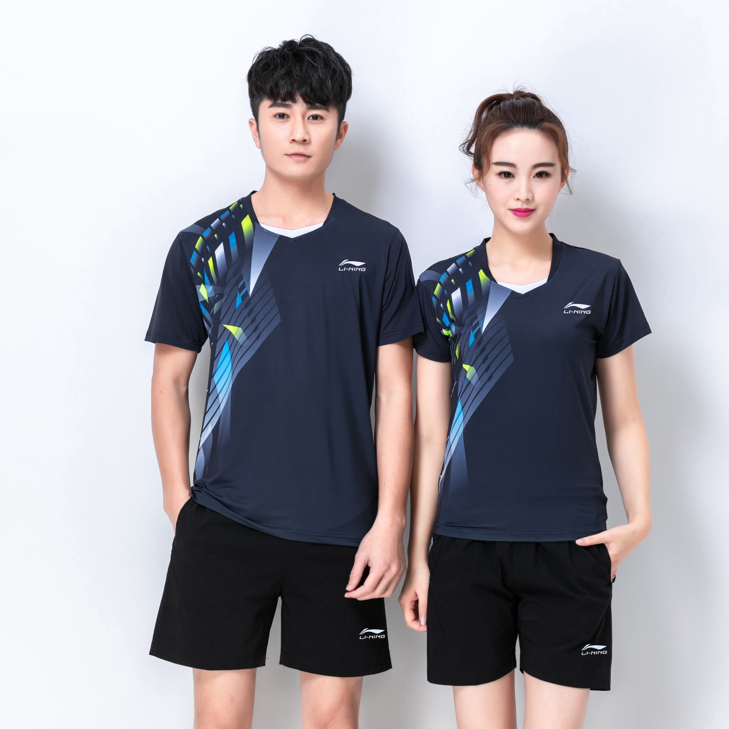 23新款春夏季polo羽毛球服尤尼克斯短袖男速干透气女yy运动比赛服