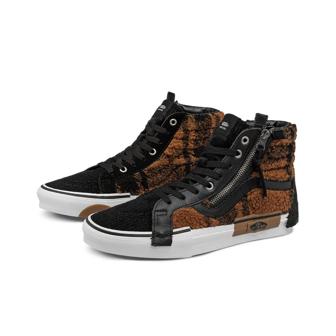 AF Vans Sk8 拼接结构 虎纹高帮板鞋 配盒 VN0A3WM1ABF