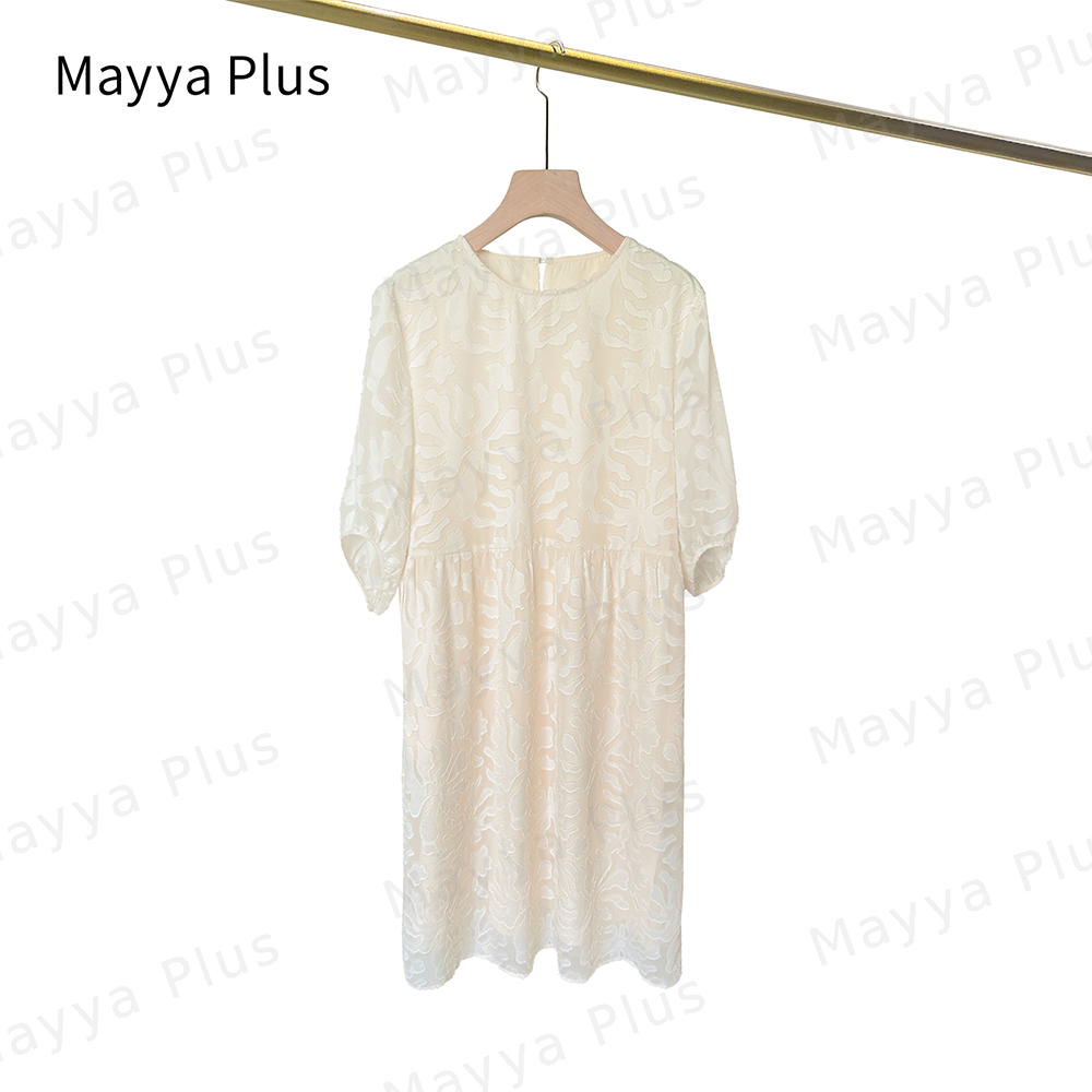 Mayya Plus原创设计时尚新品气质显瘦遮肉百搭休闲连衣裙32326033