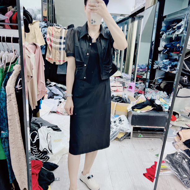 柜款好品淑女气质分开套装连衣裙3色