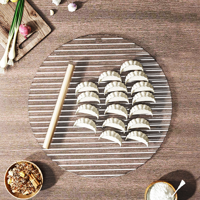 简约饺子盘包饺子盖帘放饺子托盘家用放置盘羊肉火锅备菜盘OK1