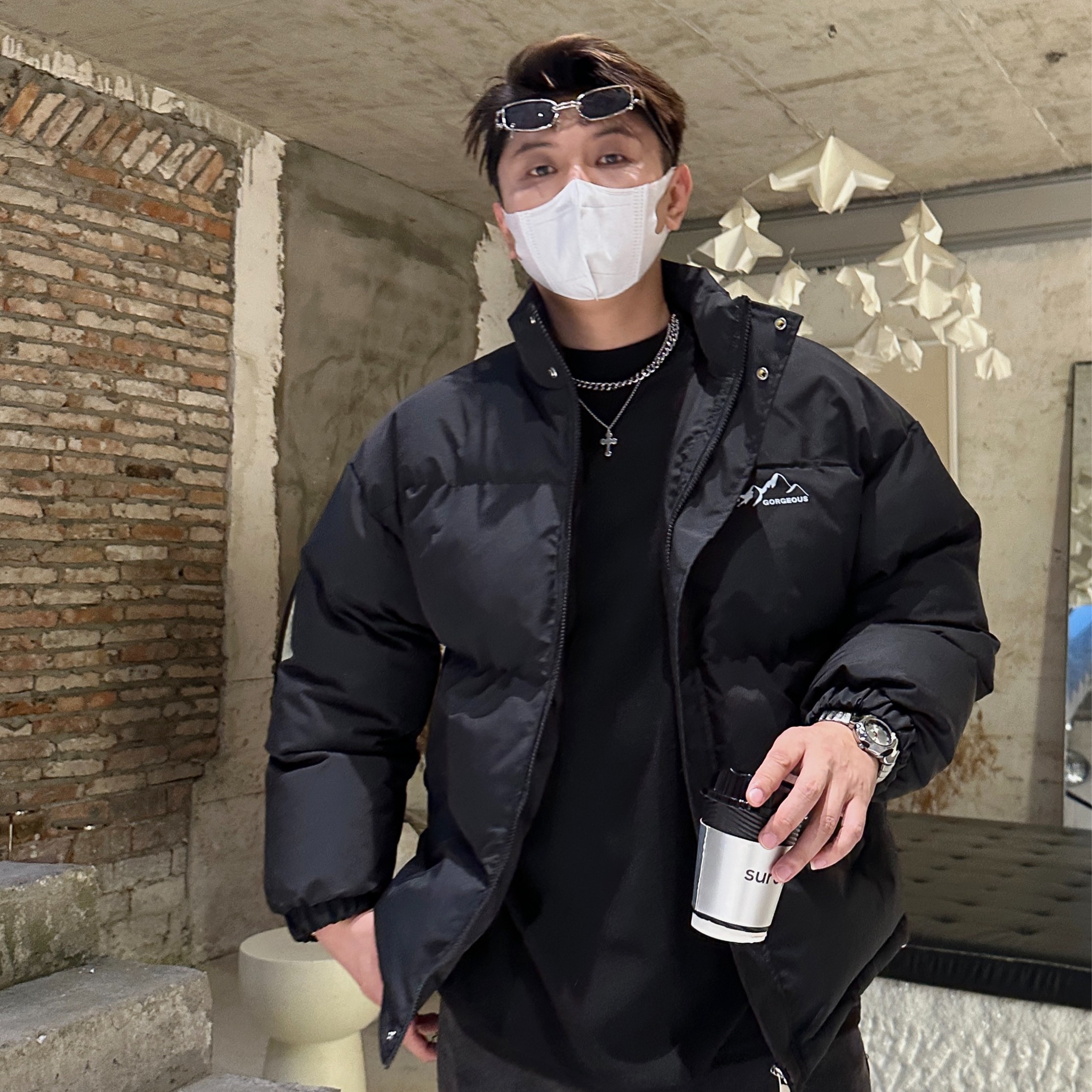 【大重码】冬 美式高街加厚oversize棉衣外套二十岁大学生加厚棉服