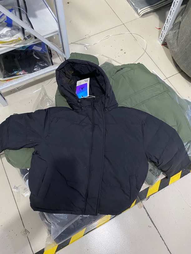 青少年冬季简约冲锋衣羽绒服5871