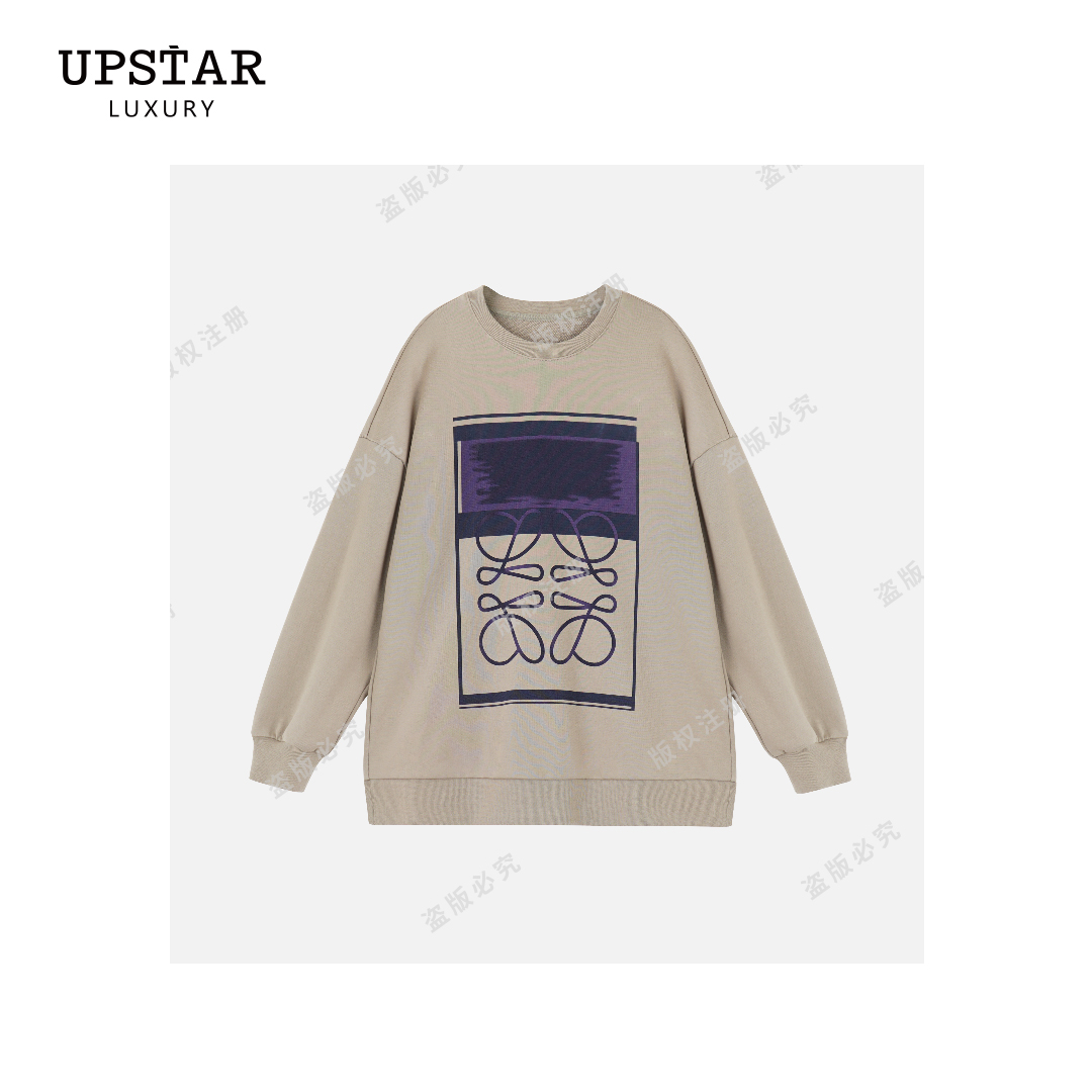 【入榜双十一】秋季新款时尚复古棉质印花上衣卫衣女LF3SWY029