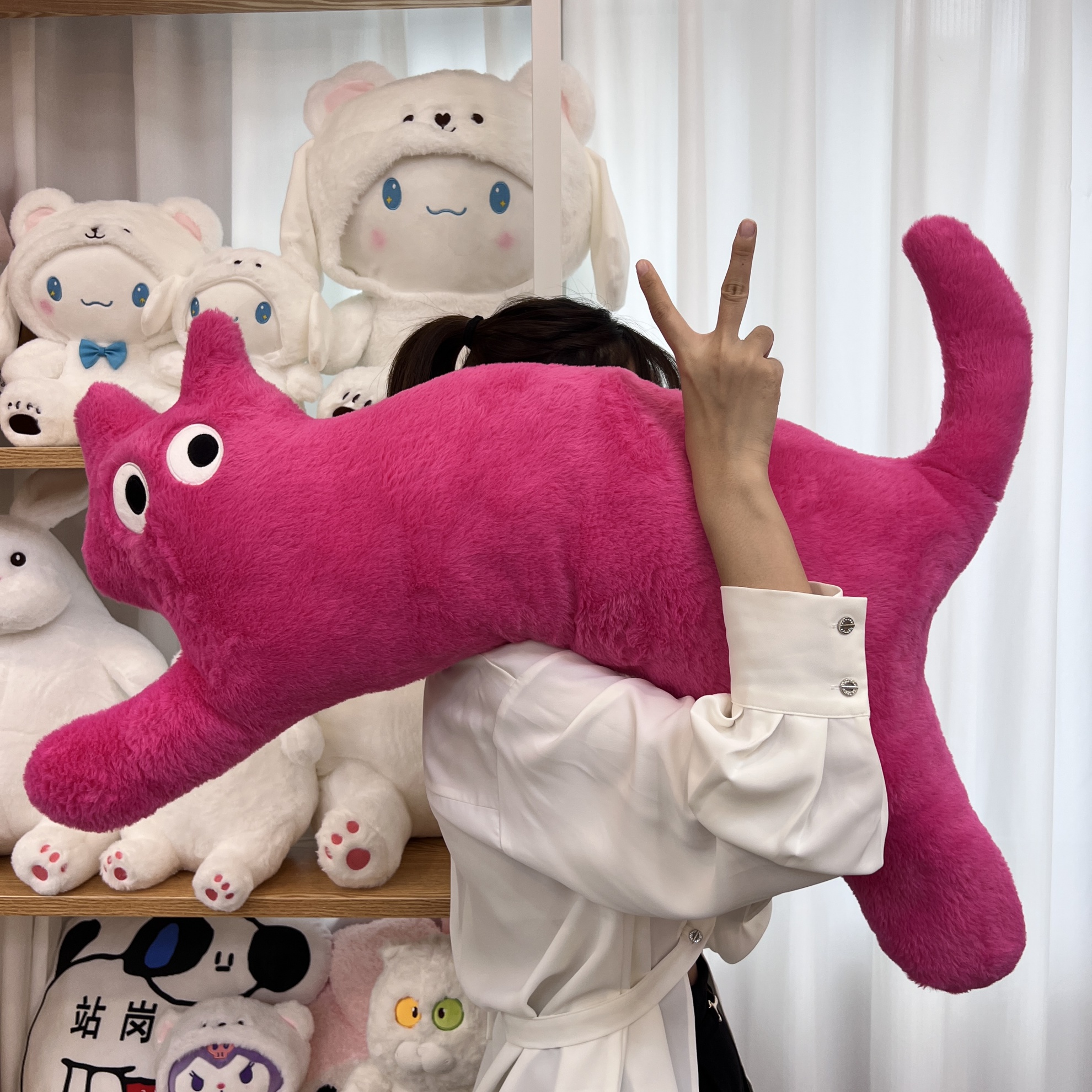 【舅舅专属】【顾奈】元气风可爱猫咪抱枕沙发陪睡解压治愈毛绒玩偶