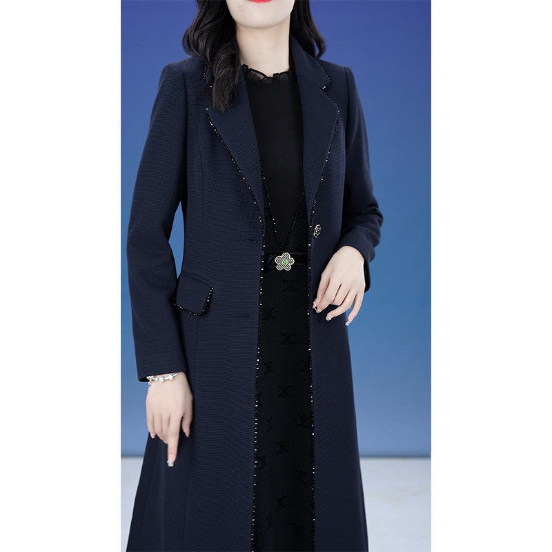 萱9182优雅新款气质时尚大气减龄休闲收腰显瘦风衣M-4XL