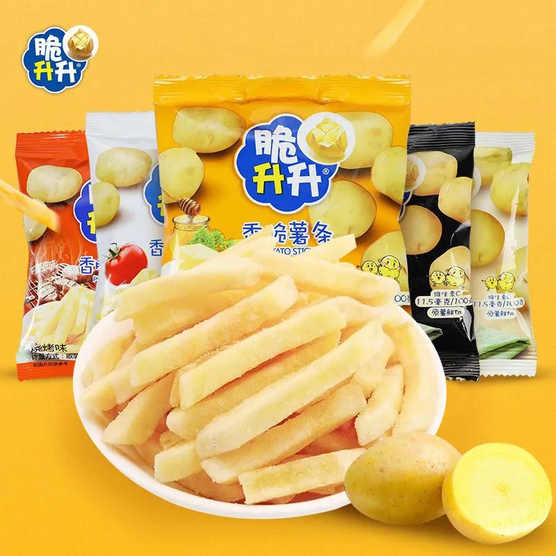 【脆/升/升香脆薯条土豆条蜂蜜黄油味脆生生零食小吃休闲食品整箱