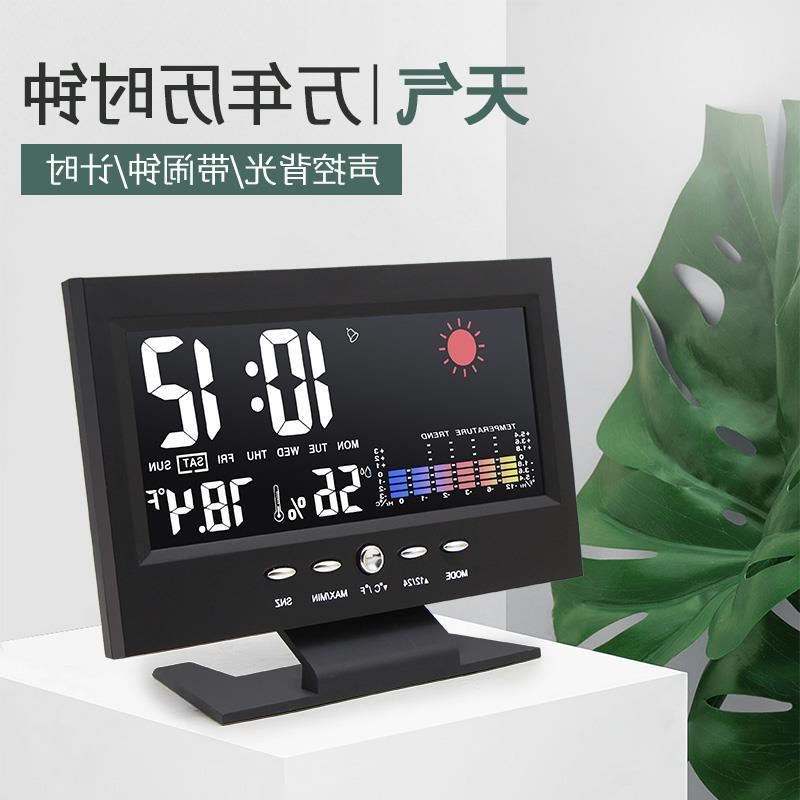 SNKOL彩屏电子温湿度计家用温度计高精度室内室温计数显温度表