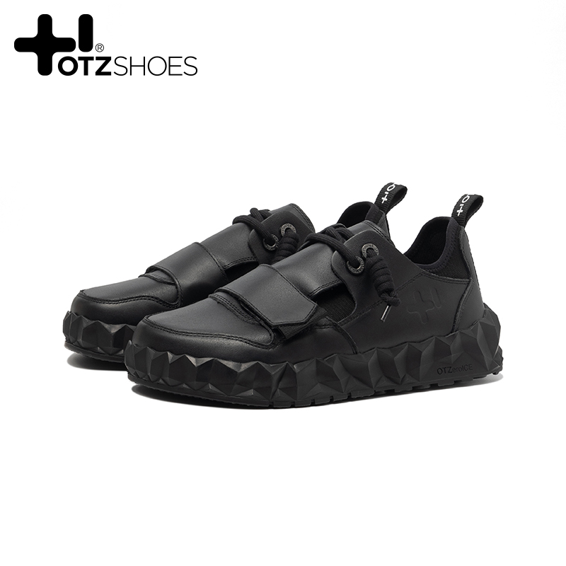 OTZshoes炫黑丑萌潮鞋冰山果冻厚底时尚百搭休闲皮鞋O22342556