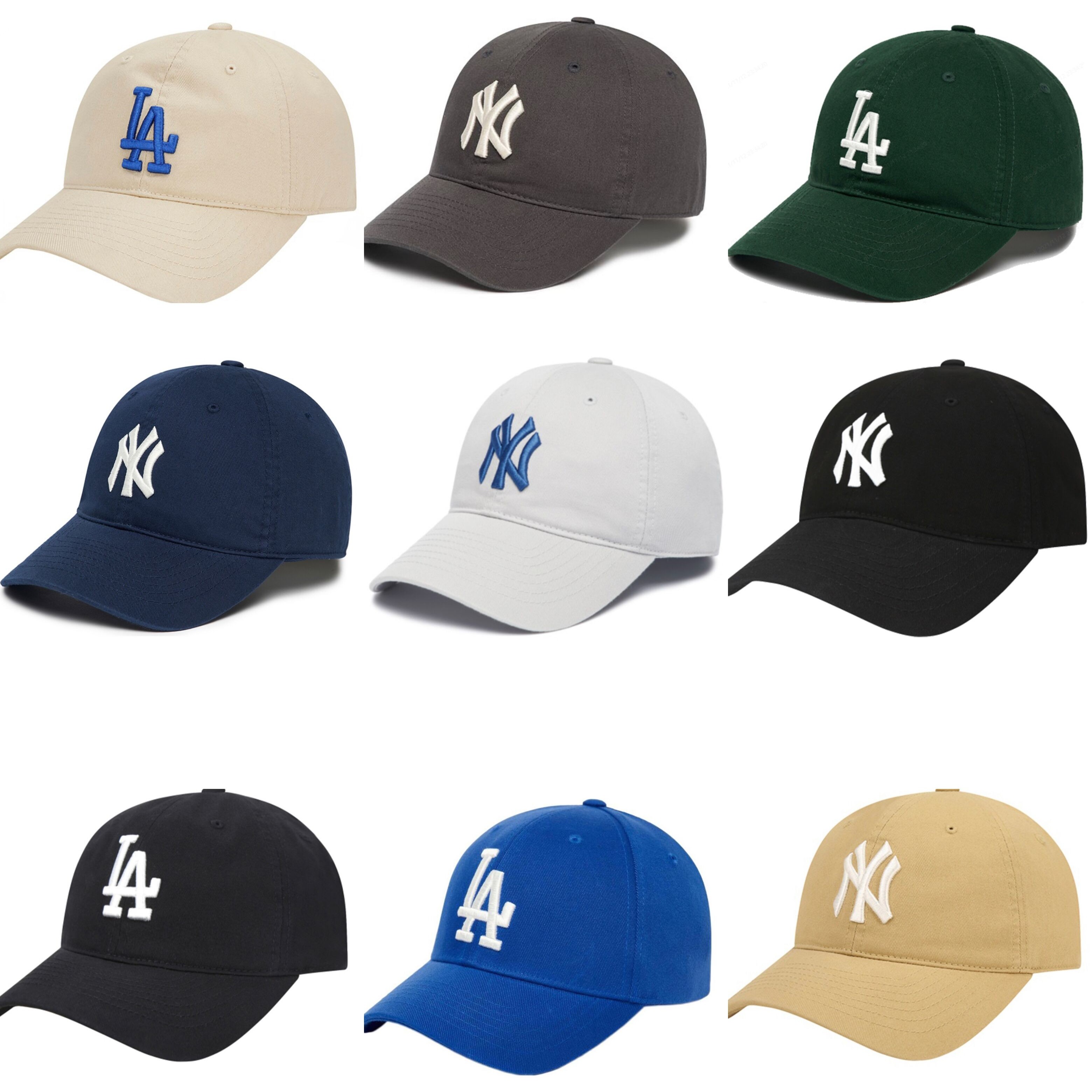 MLB 春季新款大标棒球帽运动帽时尚鸭舌帽  3ACP6601N 瑶瑶