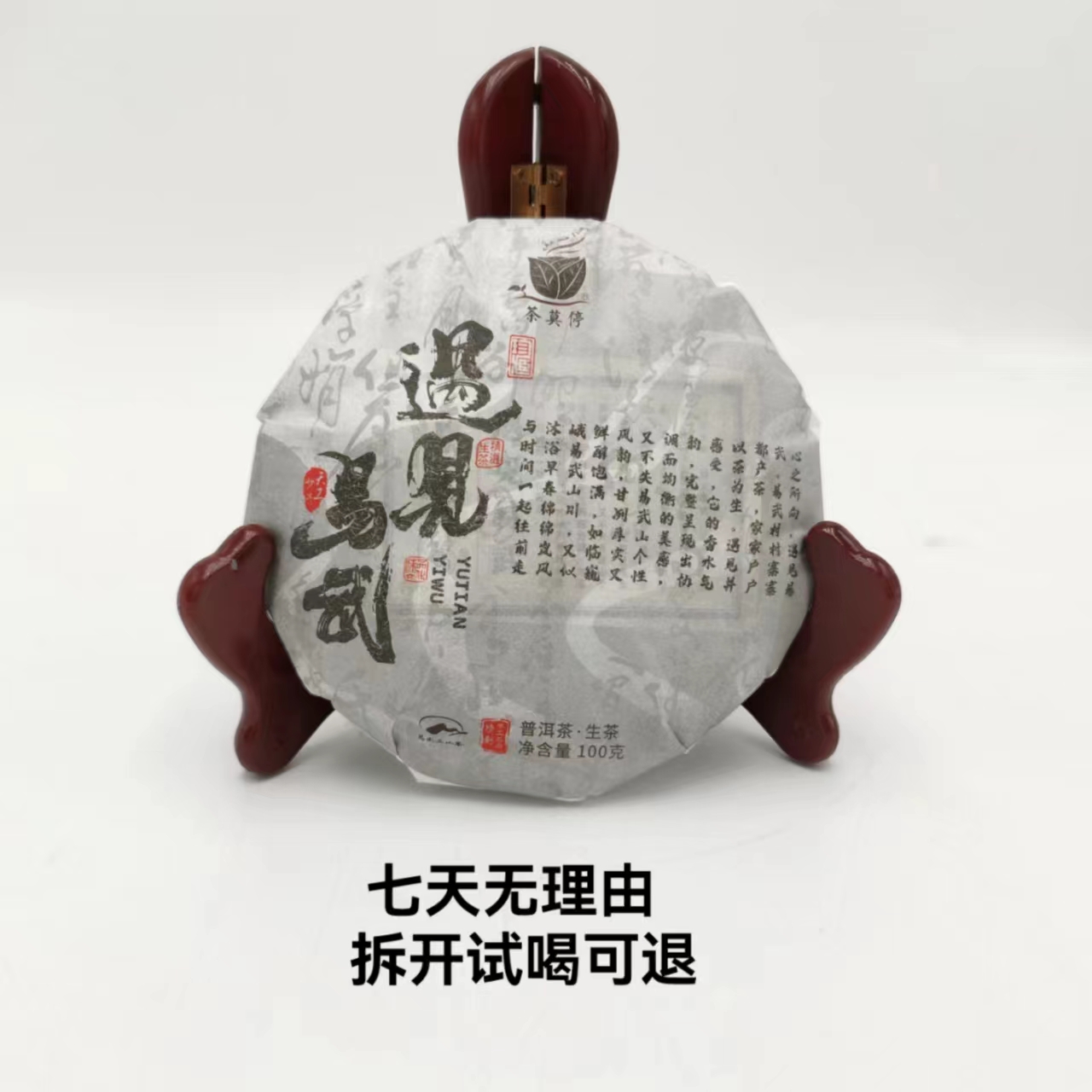 茶莫停·2023年 遇见易武 普洱茶（生茶）100g