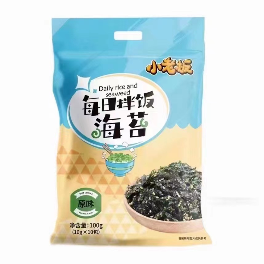 小老板每日拌饭海苔碎网红即食芝麻海苔紫菜儿童宝宝饭团寿司材料