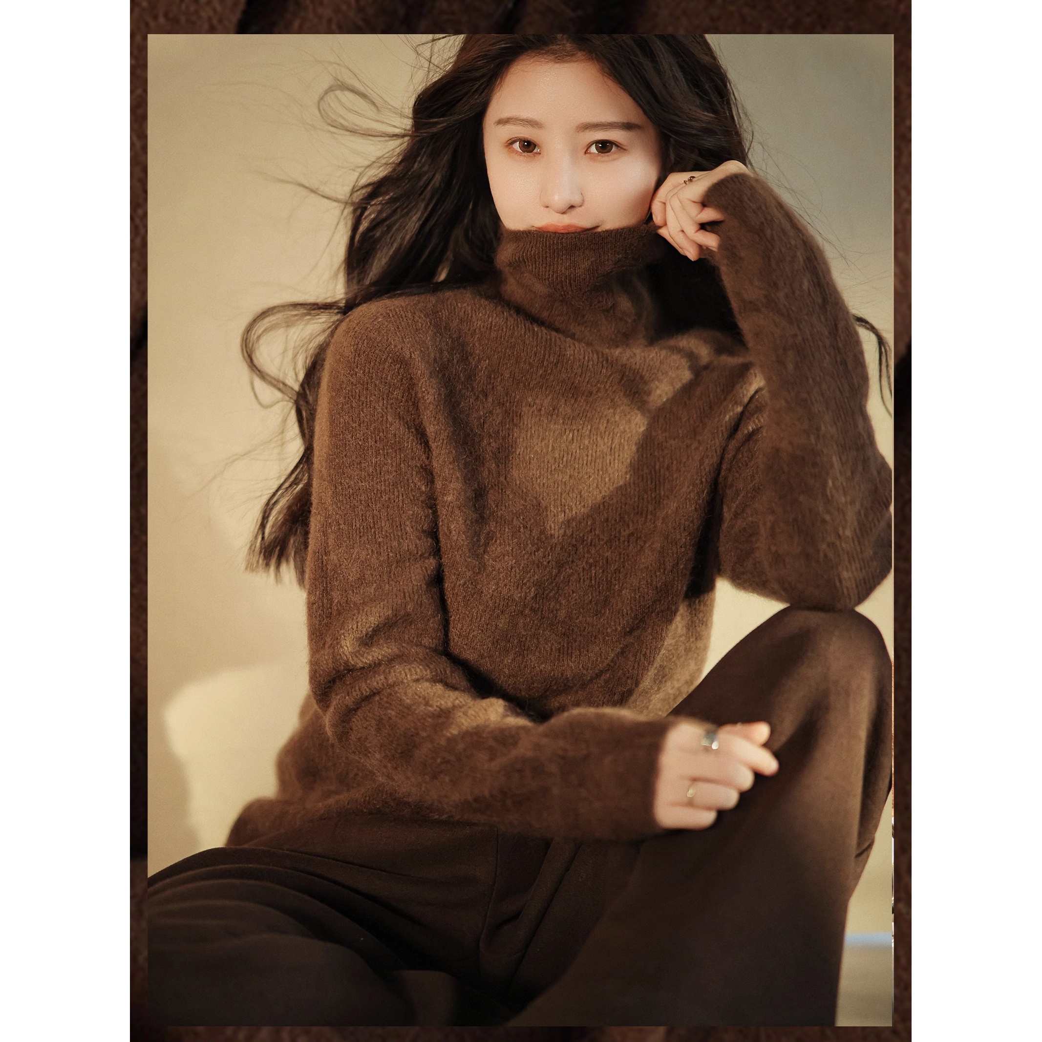 慵懒风毛衣2023秋冬新款爆款今年流行漂亮时尚小香风高级感针织衫