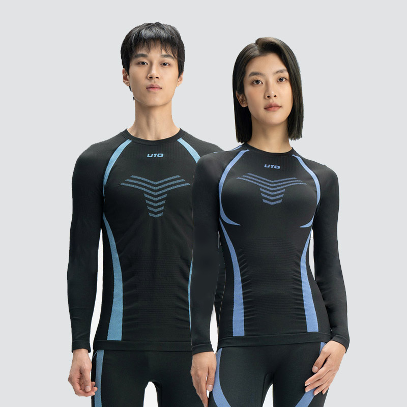 UTO/悠途滑雪套装男吸湿快干保暖内衣女跑步运动保暖套装