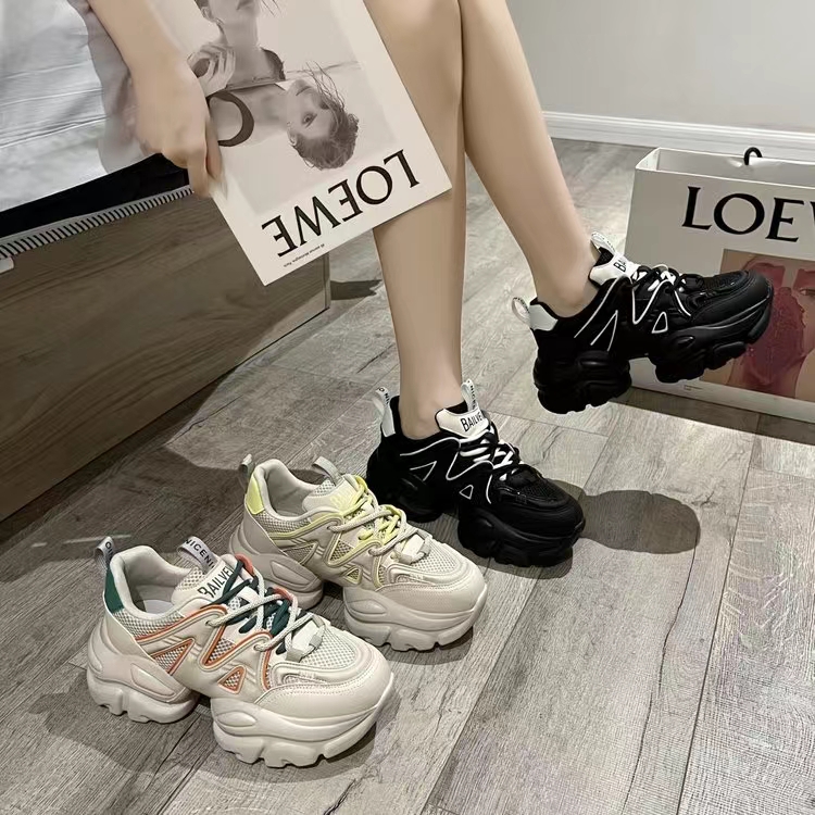 高奢定制款-厚底百搭超软老爹鞋-98090