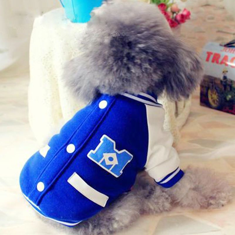 宠物比熊泰迪大狗金毛雪纳瑞狗狗衣服秋装秋冬装冬季棒球服