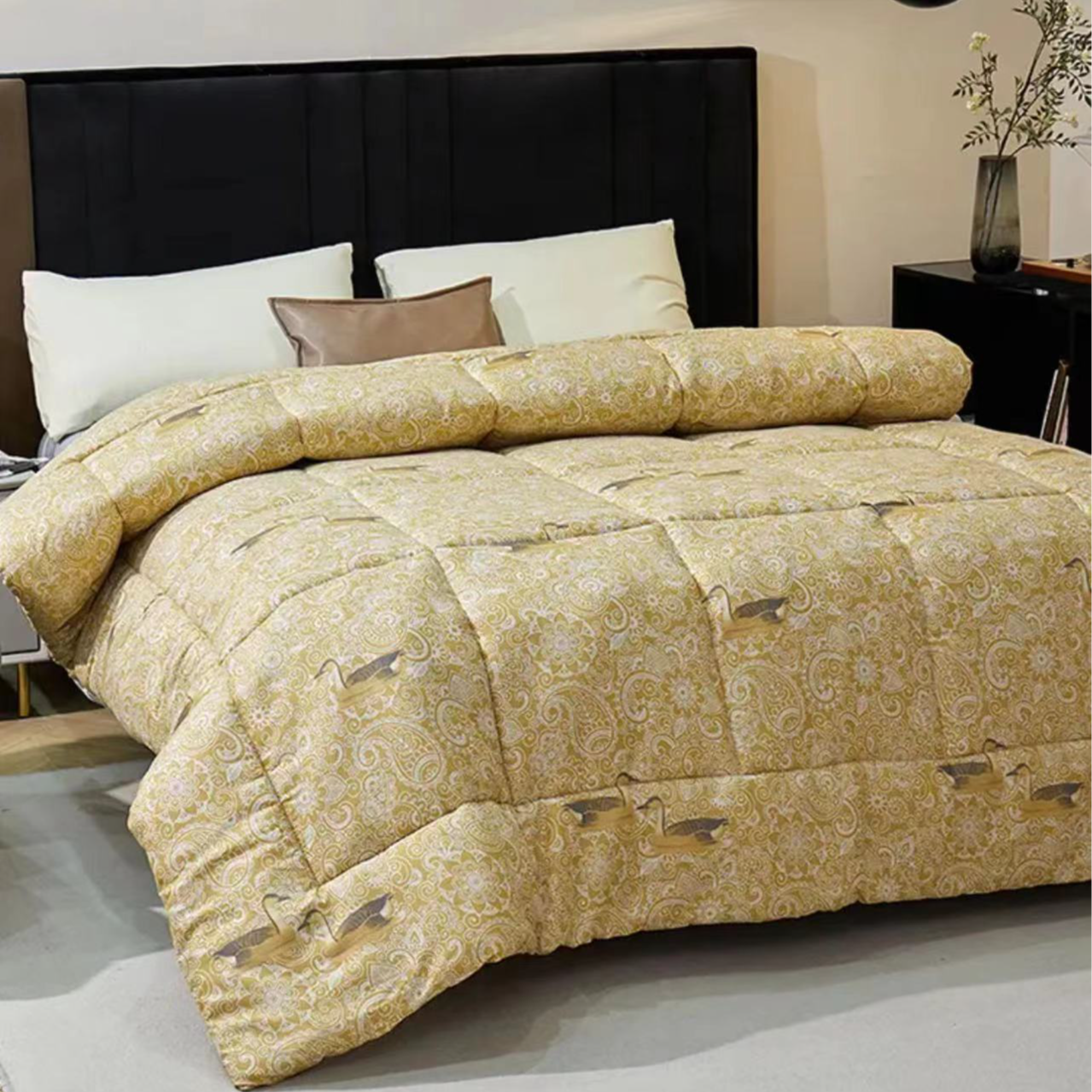 Z雁鹅保暖蓄热冬被星际酒店双人被子 2.0*2.3米 8斤ty