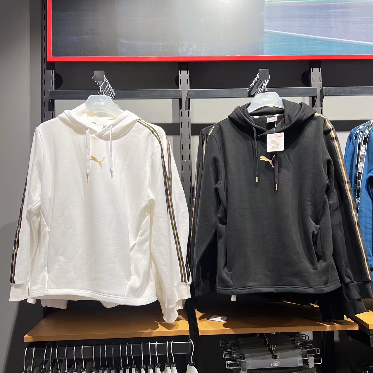 彪马/Puma 23年薄绒宽松百搭时尚休闲连帽运动卫衣587667长袖加绒