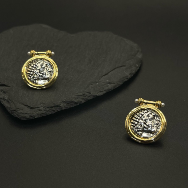 铜合金仿珍珠耳饰 66-H-58-M高级轻奢欧美风设计师耳环2042