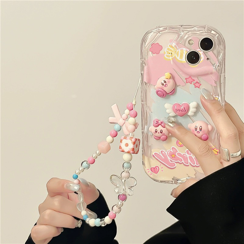 ins可爱卡比适用苹果13/14promax手机壳iPhone12立体xs/xr软套11
