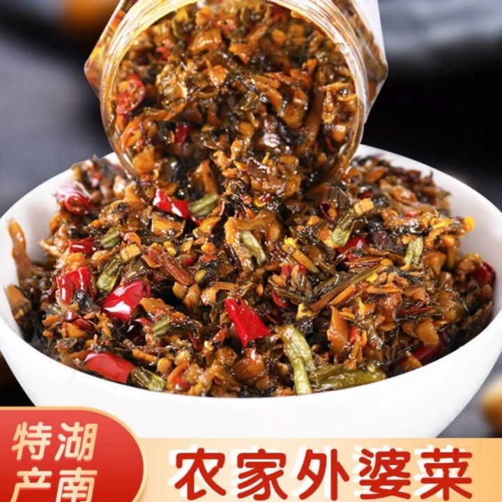 农家外婆菜即食香辣开胃手工湖南特产美味精选甄选健康自然下饭