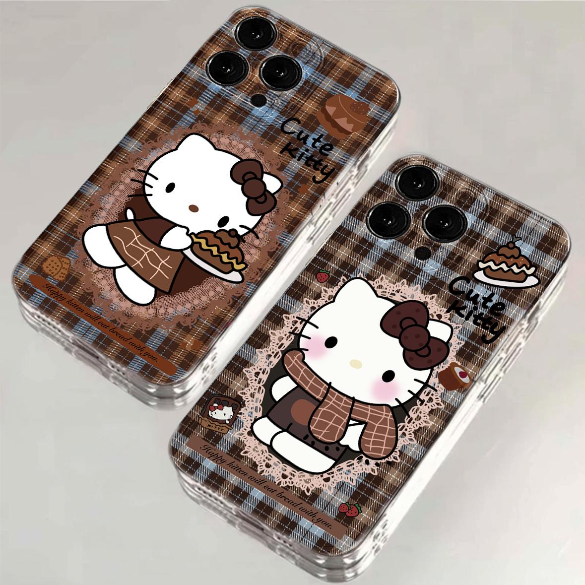 格纹美拉德KT适用iPhone15/14/13/12手机壳苹果小米oppovivo华为
