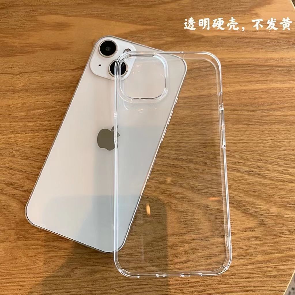 不发黄13透明12硬壳iPhone11防摔透明简约爆款苹果15promax/14/13