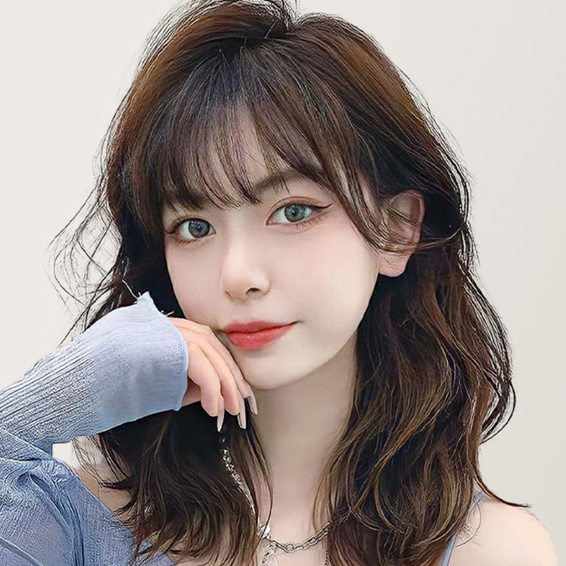 假发女款蕾丝锁骨发日系减龄全真人发丝假发头套真发全头套推荐