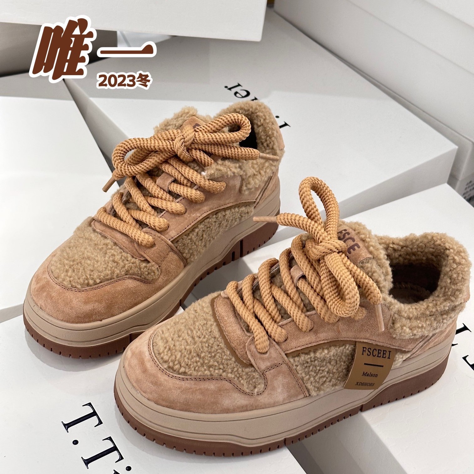 【安奈儿严选】设计师女鞋手工定制款669-36