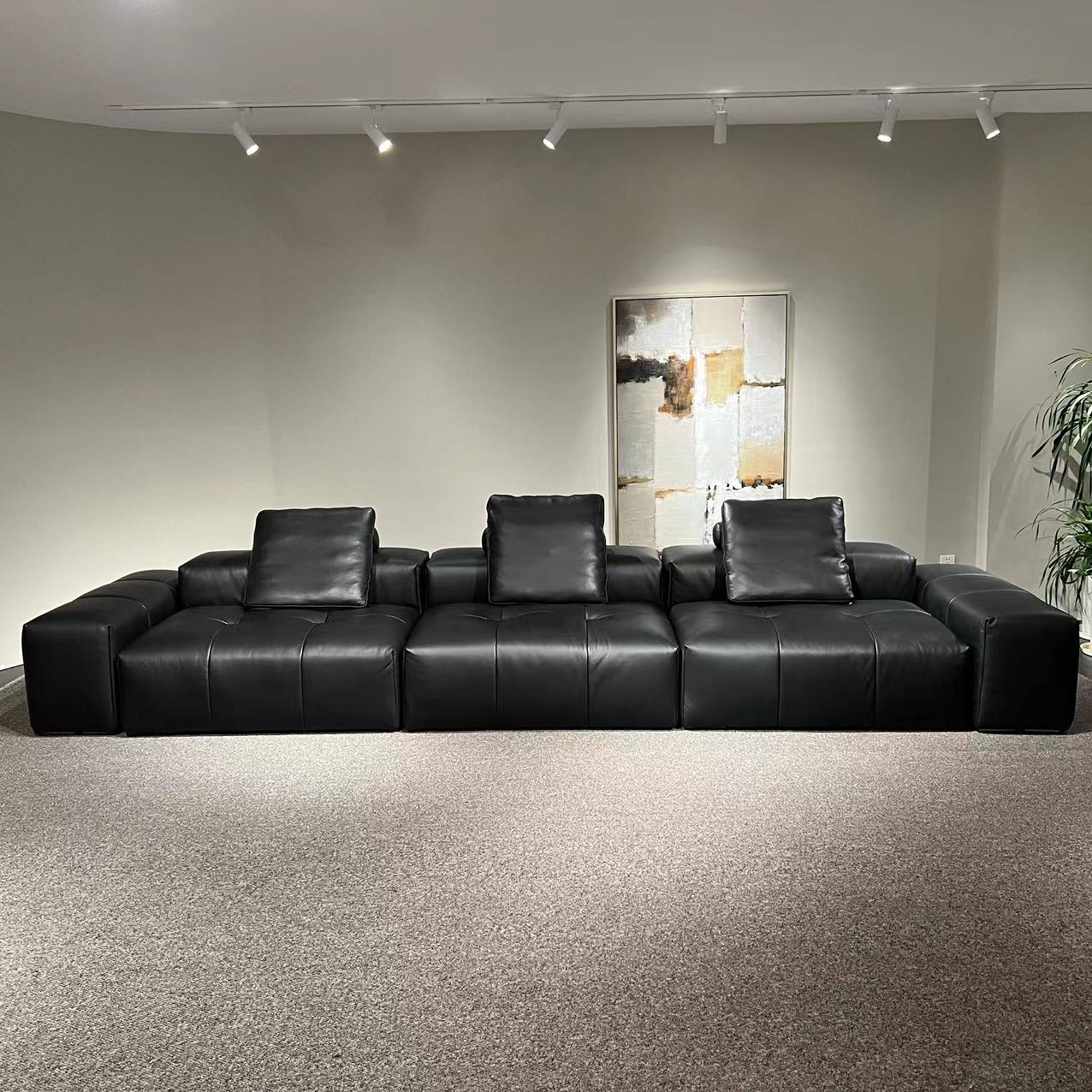 【一二严选】OM像素沙发真皮意式极简客厅转角落地大气大户型轻奢