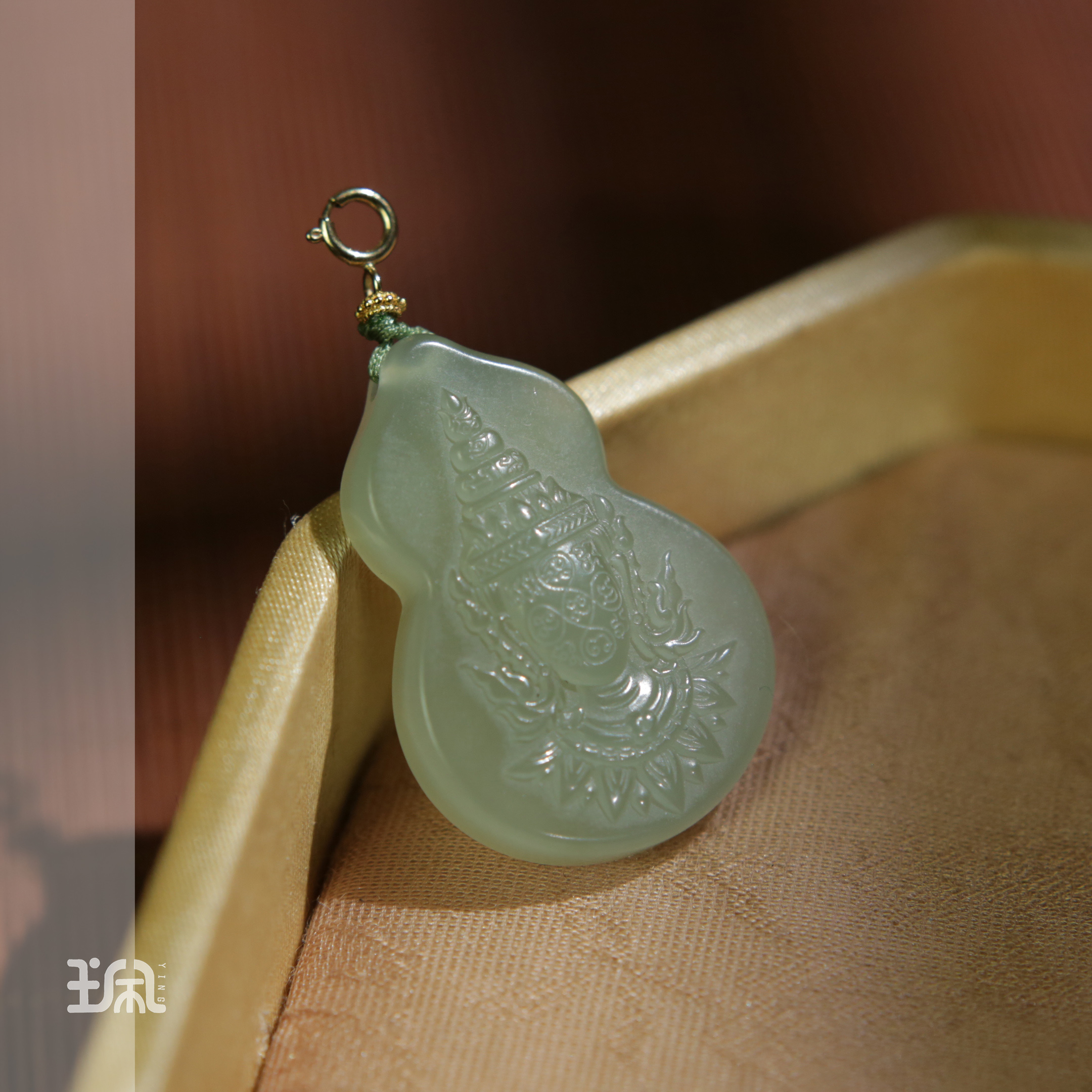 【佩佩】海楚|和田玉*吊坠不含链*18k金镶嵌MSB23072913多样性发货