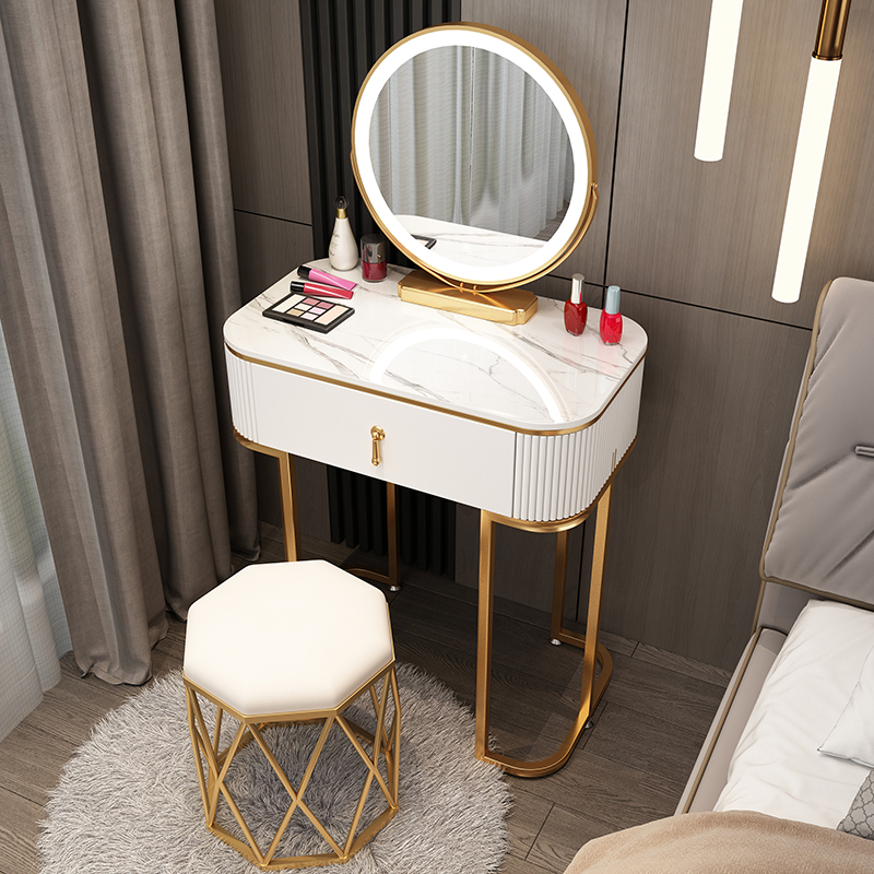 【新疆包邮】北欧梳妆台轻奢风桌子家用卧室主卧现代简约小型化妆桌