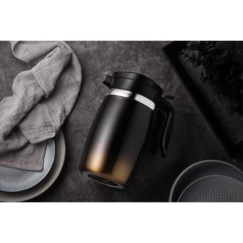 A4保温壶RWS17PQ-N真空304不锈钢便捷1.7L防摔带盖便携