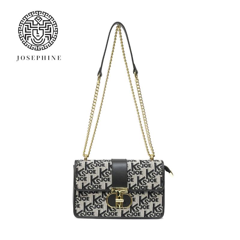 Josephine/约瑟芬气质时尚百搭女士链条包单肩小方包肩包(带礼盒)