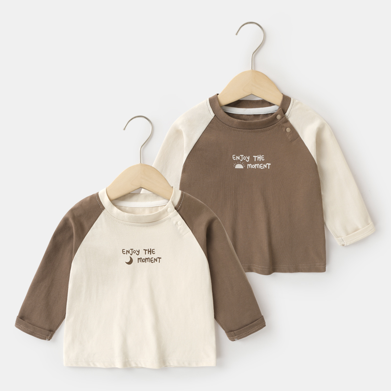 【现货】婴儿衣服休闲长袖T恤春装春秋打底衫儿童小童上衣Y8258