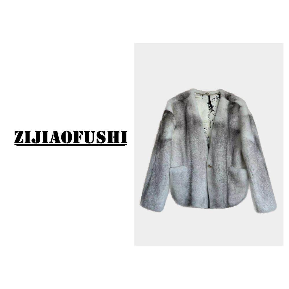 【千颂妮专享】紫娇服饰  BSFS-5320   时尚轻奢冬季款外套    3