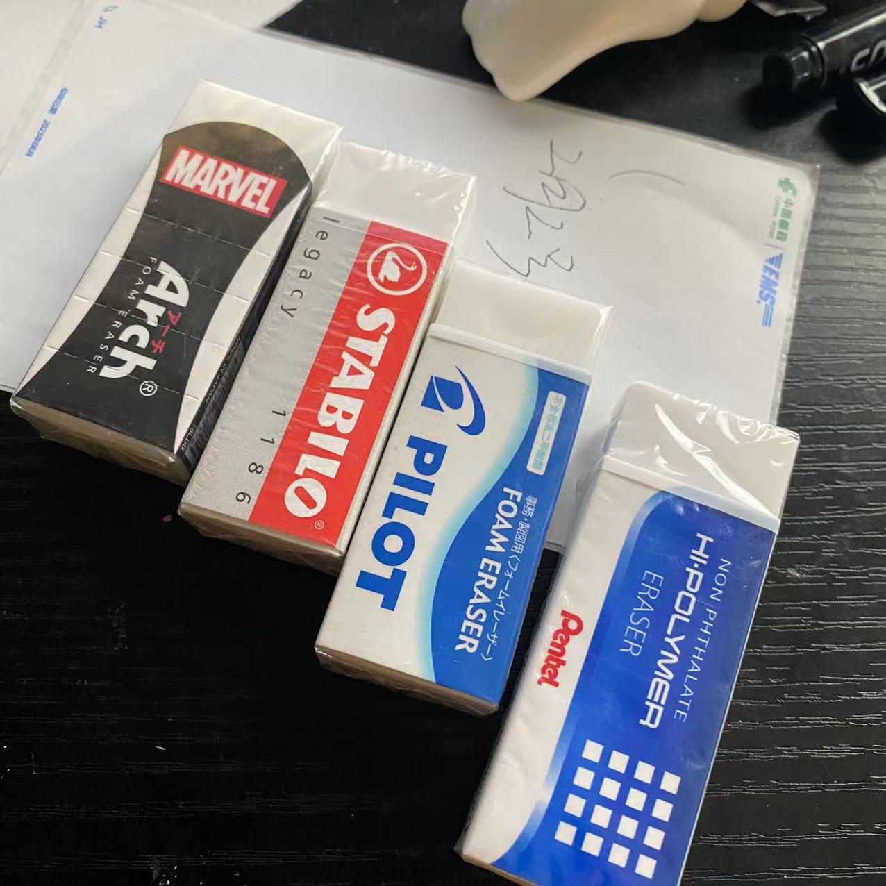 【组合橡皮】日本进口橡皮组合擦的干净