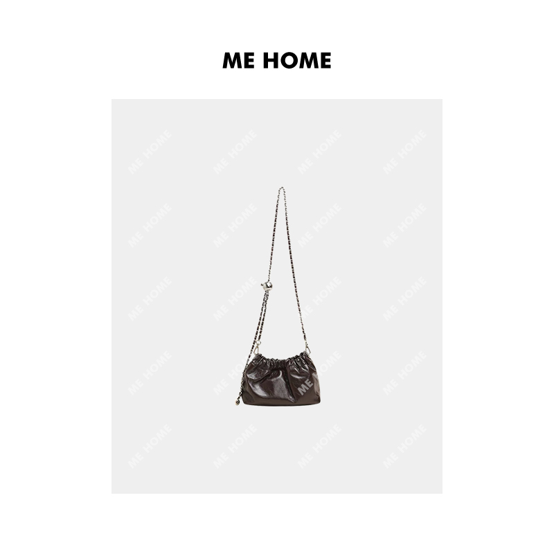ME HOME 小银球 棕色 2023冬季新款包包 23ME3796