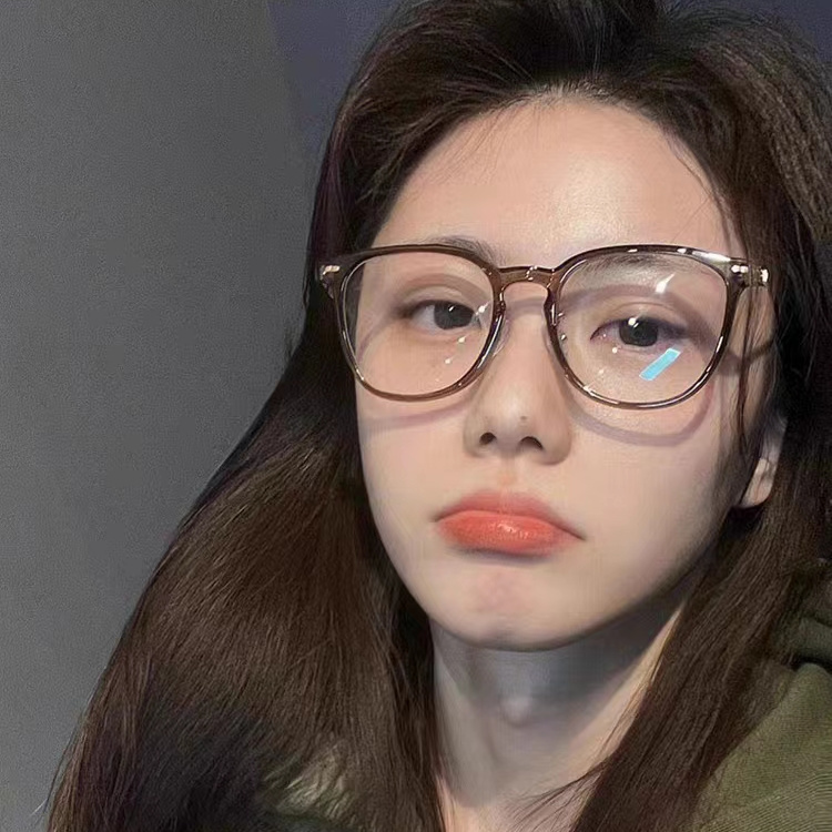 敲显白眼镜不挑脸型女近视可配有度数早八必备素颜框镜架专业配镜