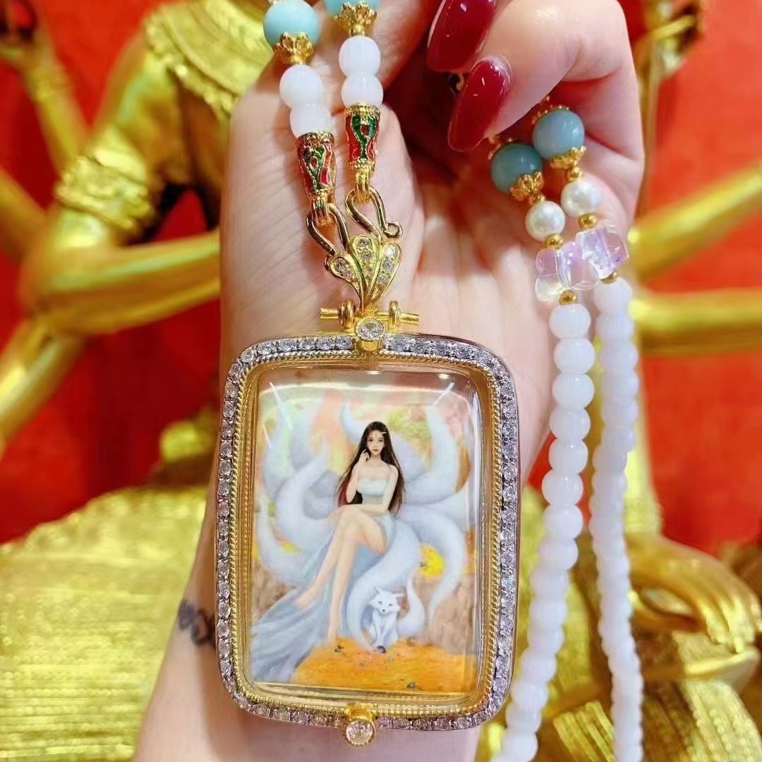 非金属吊坠 辛十四娘 狐姐姐 阿赞洛神