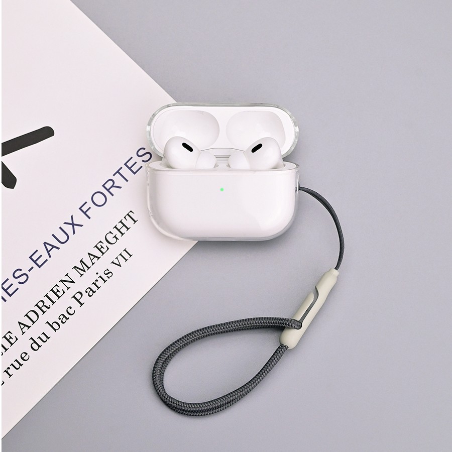 透明适用于AIRPODSPRO2二代蓝牙3四代无线耳机壳第三代保护套软壳