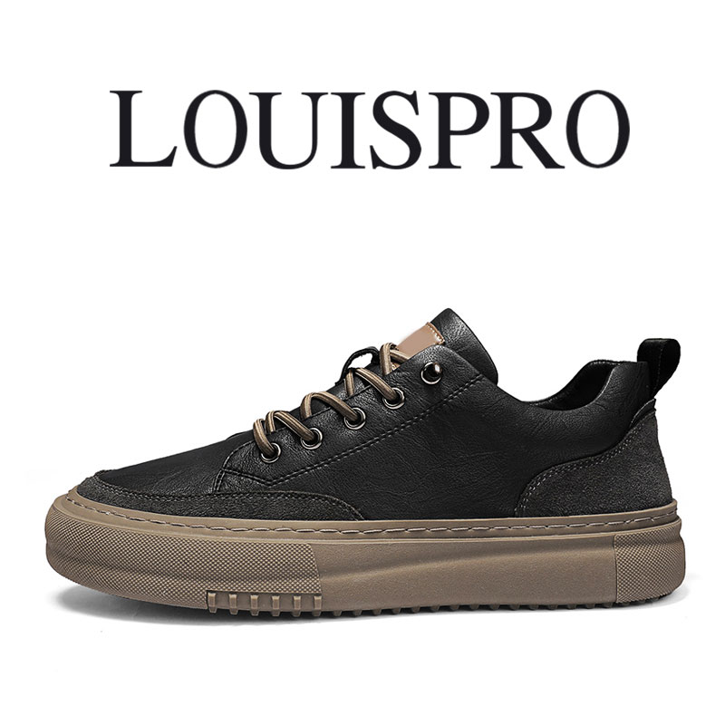 【LOUISPRO】2022新款意式男士百搭休闲手工增高板鞋