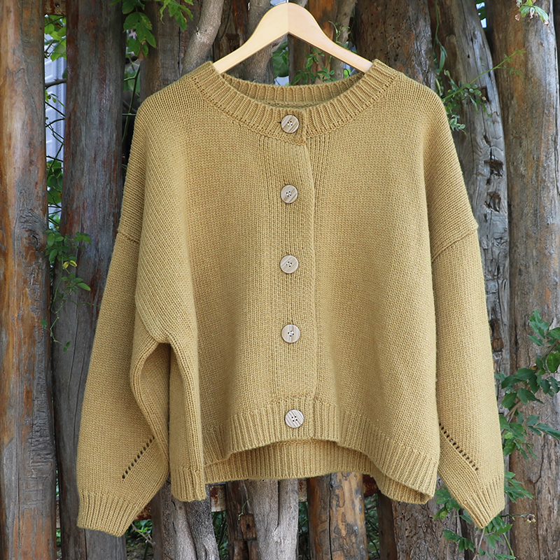 【田园刘娟-服装】针织毛衣外套#022