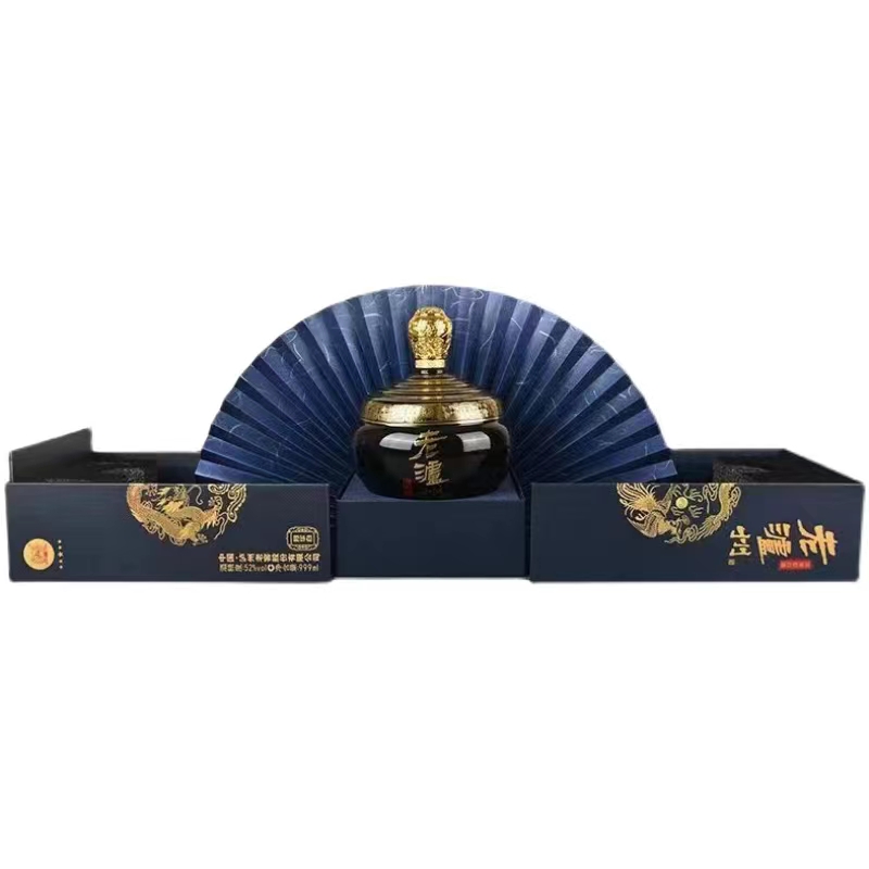 LUZHOU/泸州老泸州月华白浓香型纯粮白酒坛装礼盒52度999ml