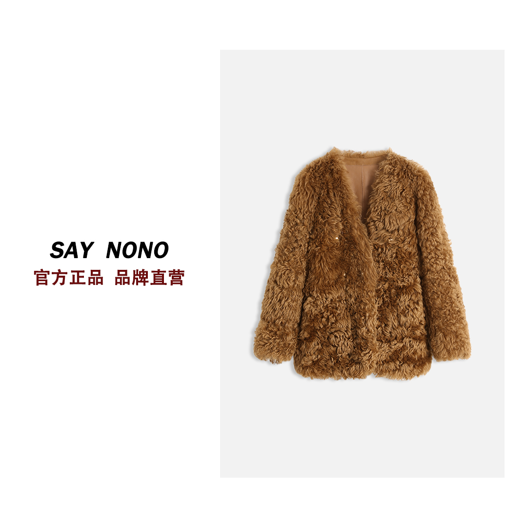 【懒猫nono】Say nono★金豆豆秋冬"托斯卡纳 绵羊皮"皮草YZ/S3070-1