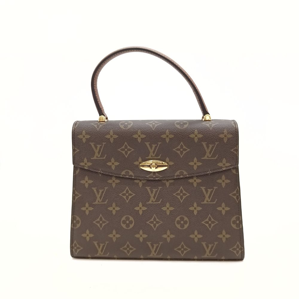 95新 LouisVuitton/路易威登 奢饱饱/经典中古老花凯莉手拿包